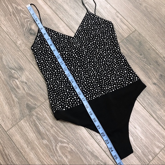 SOLD NWT Alice + Olivia Phoebe Crystal Bodysuit - Picture 11 of 11